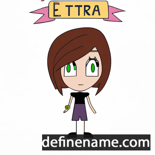 cartoon of the name Elettra