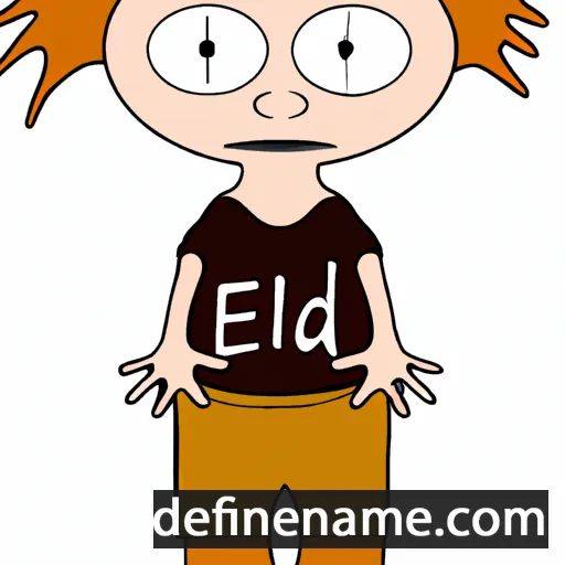 cartoon of the name Elidi