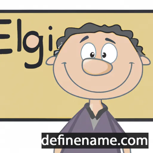 cartoon of the name Eligius