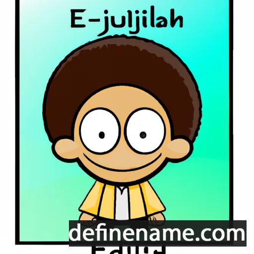 cartoon of the name Elijah