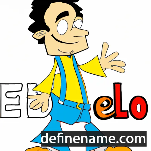 Elio cartoon