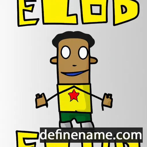 cartoon of the name Elioud