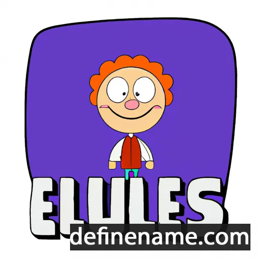 cartoon of the name Eliseus