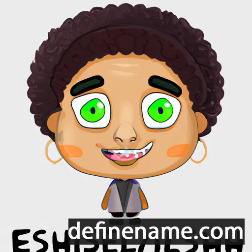 cartoon of the name Elishua