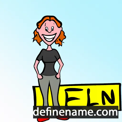 cartoon of the name Ellen