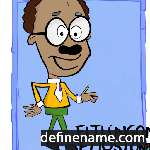 cartoon of the name Ellington