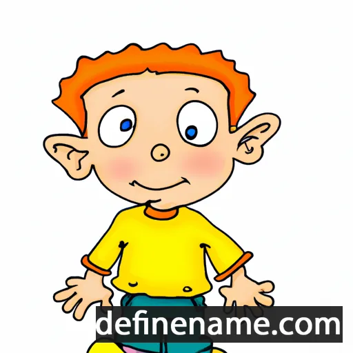 cartoon of the name Elliot