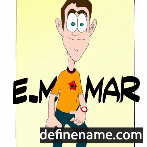 cartoon of the name Elmar