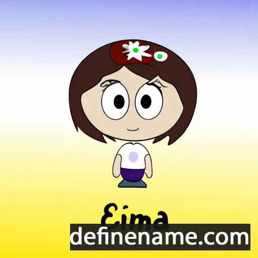 cartoon of the name Elmira