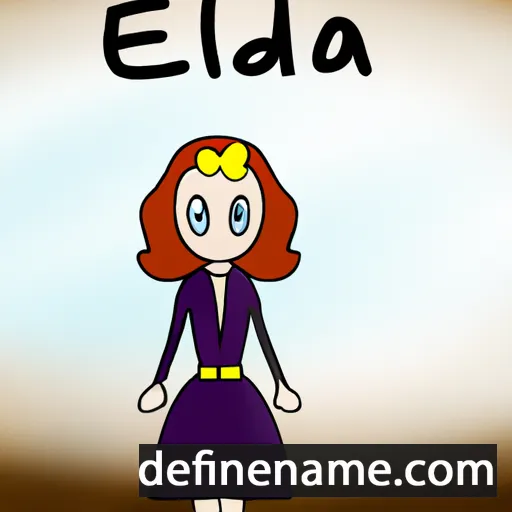 Elodia cartoon