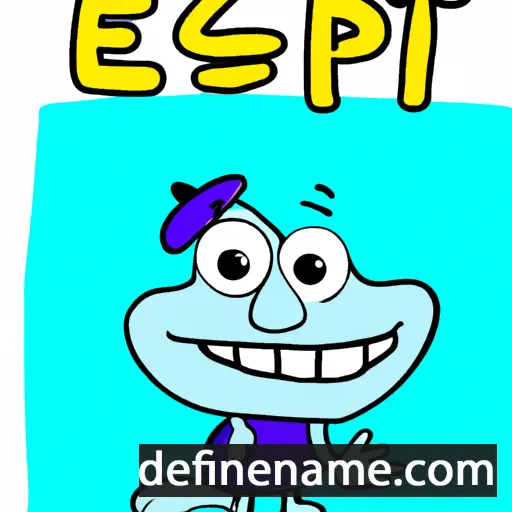 cartoon of the name Elspet