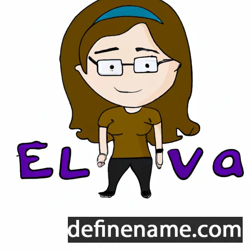 Elva cartoon