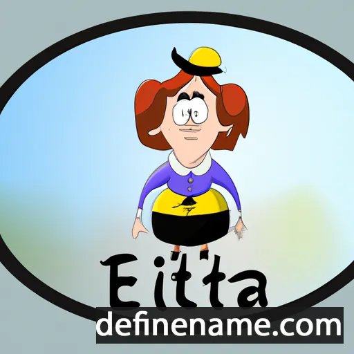 Elžbieta cartoon