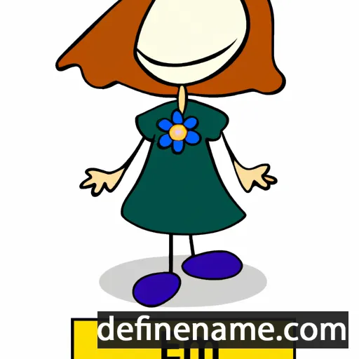 cartoon of the name Emel