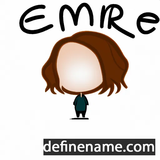 cartoon of the name Emerie