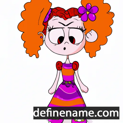 cartoon of the name Emiliya