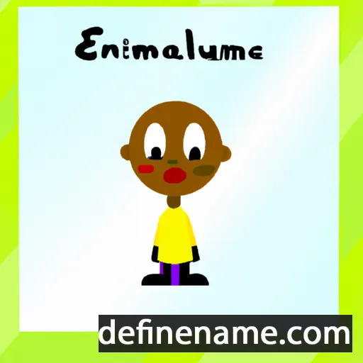 cartoon of the name Emmanuhel