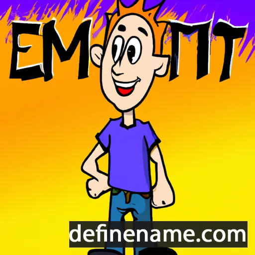 cartoon of the name Emmitt