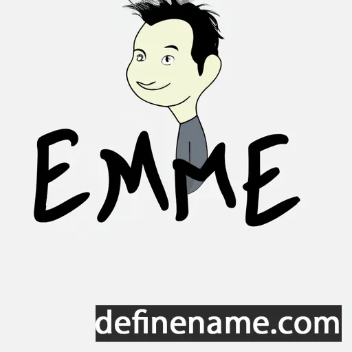 cartoon of the name Emre