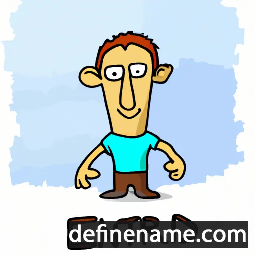 cartoon of the name Endrit