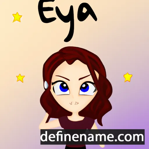 Enya cartoon