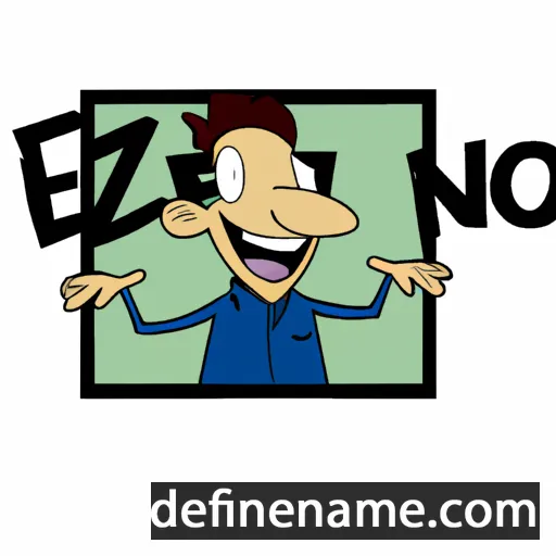 cartoon of the name Enzo