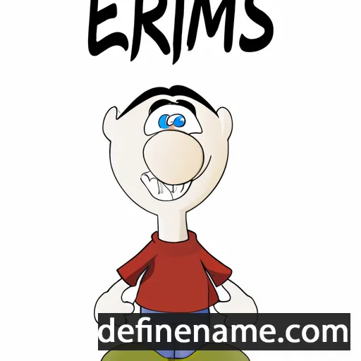 cartoon of the name Ermis