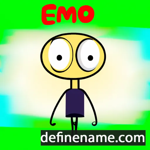 cartoon of the name Ermo