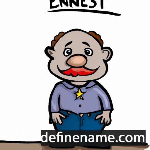 Ernest cartoon