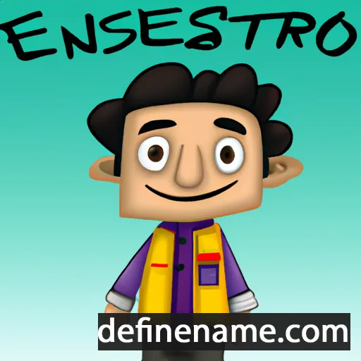 cartoon of the name Ernesto