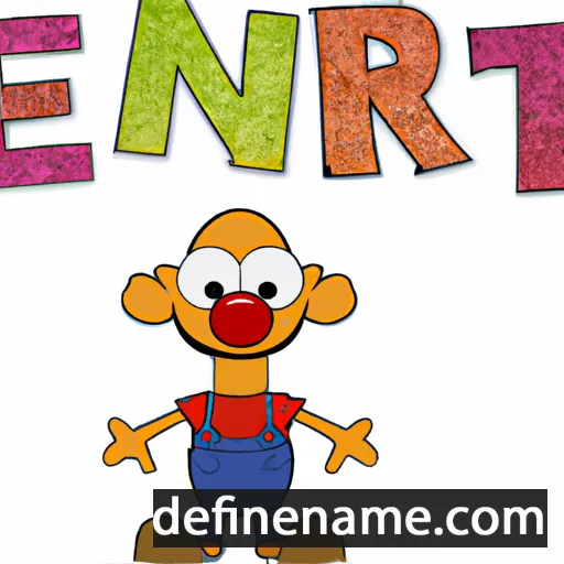 cartoon of the name Ernie