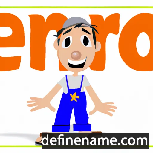 cartoon of the name Erno