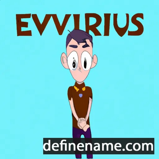 cartoon of the name Ervīns