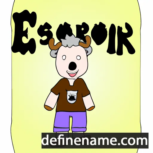 cartoon of the name Esbjörn