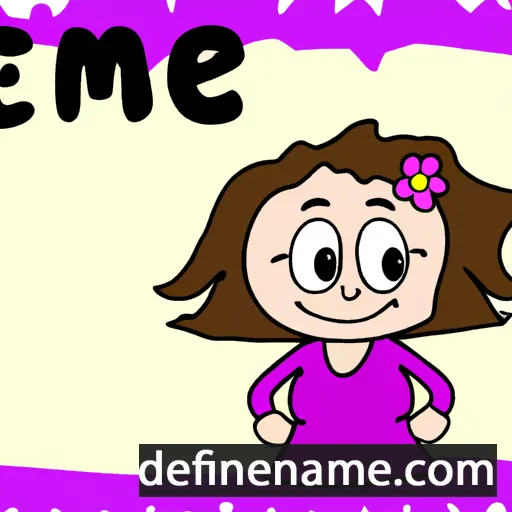 cartoon of the name Esme