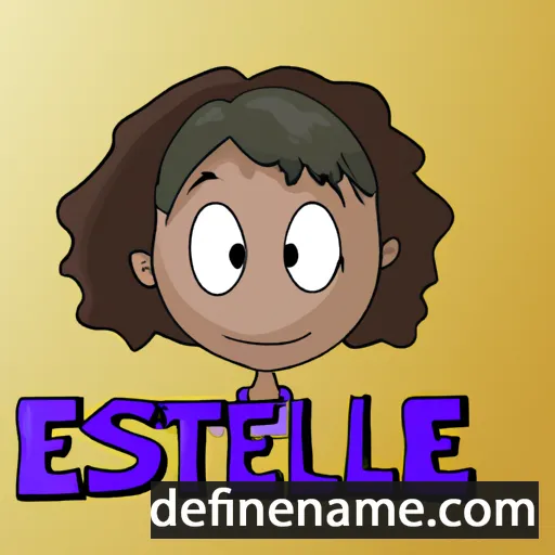 cartoon of the name Estelle