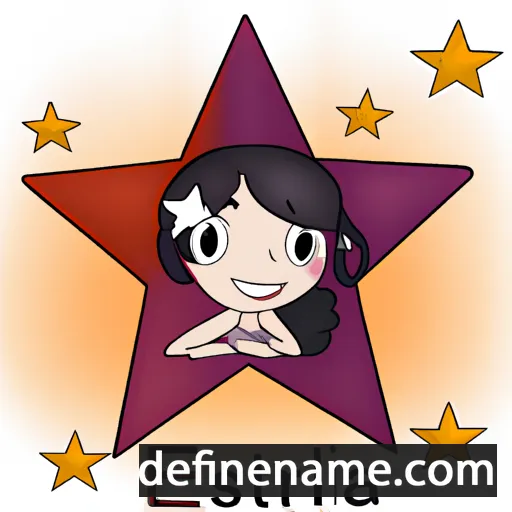 cartoon of the name Estrella