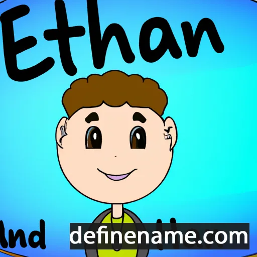 cartoon of the name Ethan