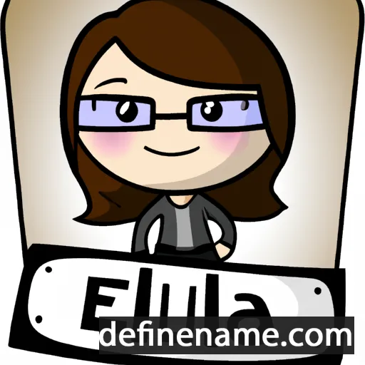 cartoon of the name Eula