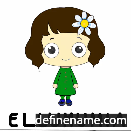 cartoon of the name Eumelia