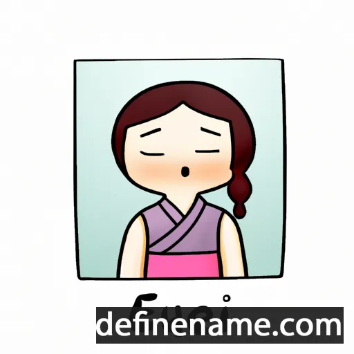 cartoon of the name Eun-Gyeong