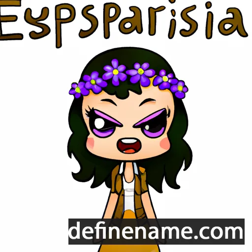 cartoon of the name Euphrasia