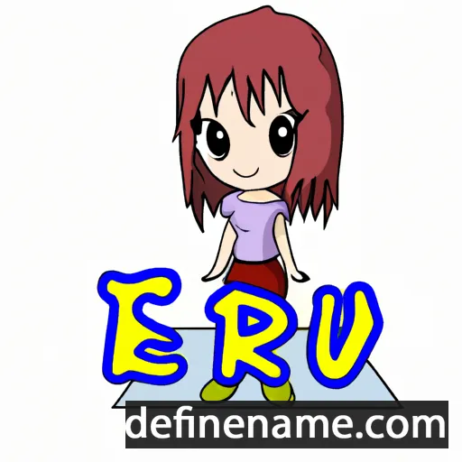 cartoon of the name Euri