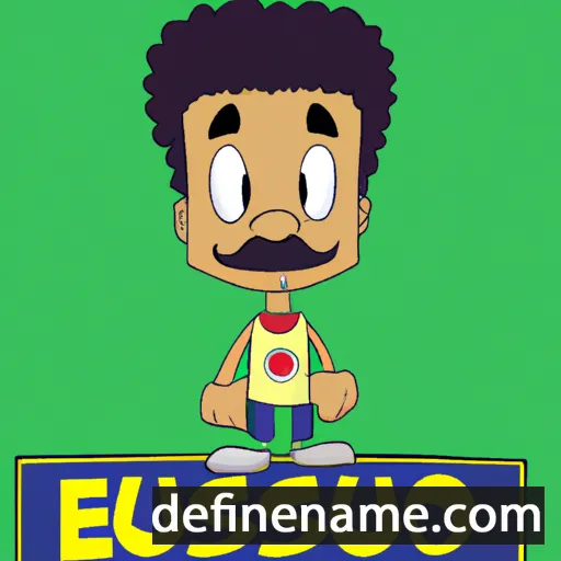 Eusébio cartoon