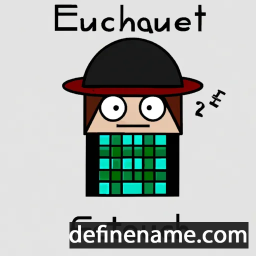 cartoon of the name Eustache