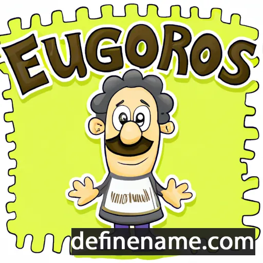 cartoon of the name Eustorgios