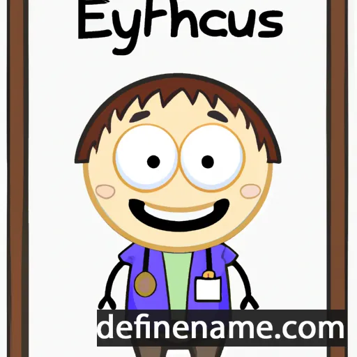 cartoon of the name Eutychus