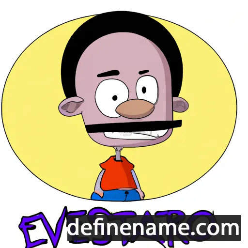 cartoon of the name Evaristo