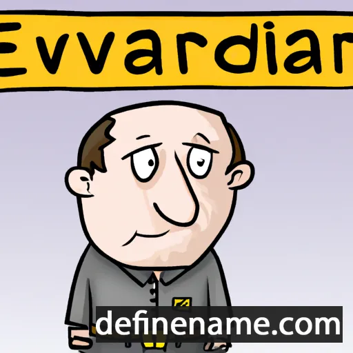 cartoon of the name Everard