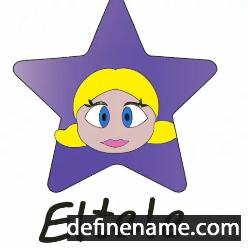 cartoon of the name Étoile